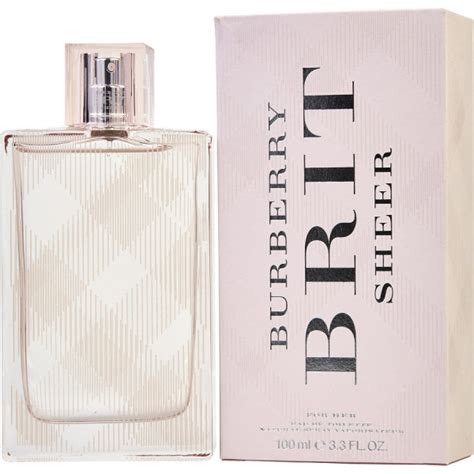 brit sheer burberry eau de toilette spray|Burberry Brit sheer edt 100ml.